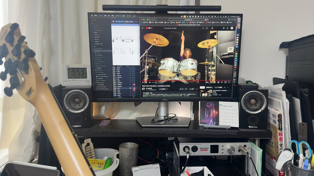 Naoki_vrain's tweet photo. 1回休憩！BPM半分以下の曲で🤘

くんくんさんの動画をお借りして🙇‍♂️

…ソロすっかり忘れてしまった😂

#prayforthedead
#loudness
#vrain
#ギタリスト社労士 https://t.co/htBgu7wZhZ