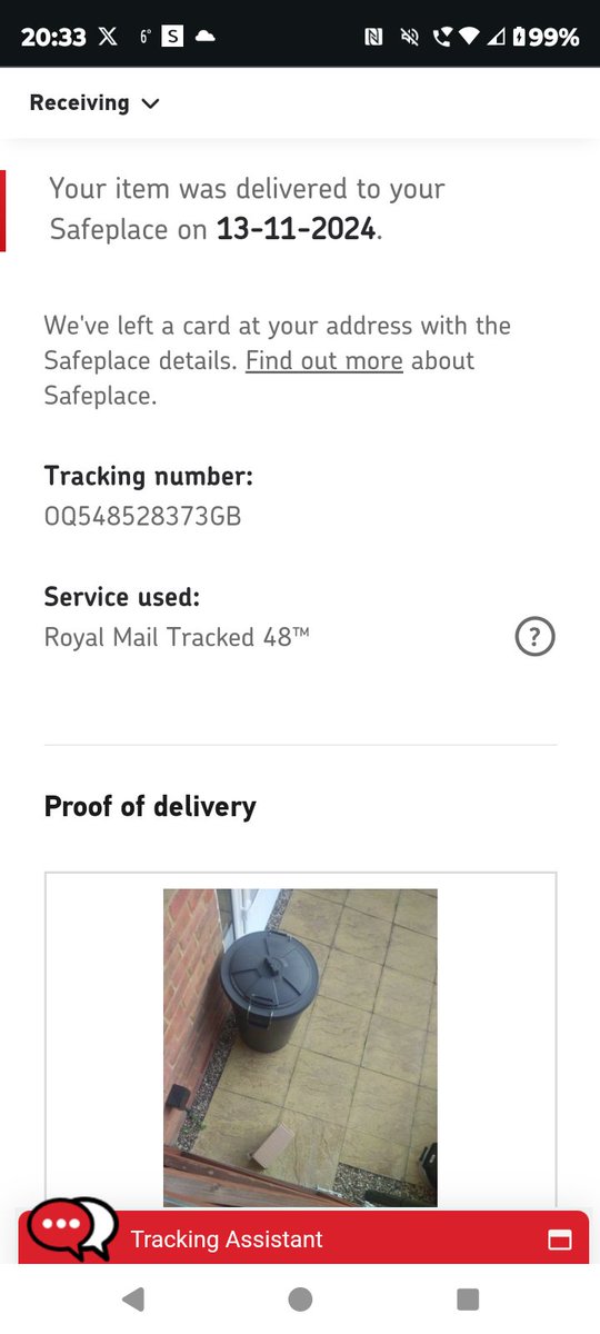 trustannie84's tweet photo. @RoyalMail this is not my safe place (I do not have one) nor was a card left telling me the parcel has been thrown over the back gate!  
I was at home, so he should've knocked! https://t.co/aQNBcsDGf9