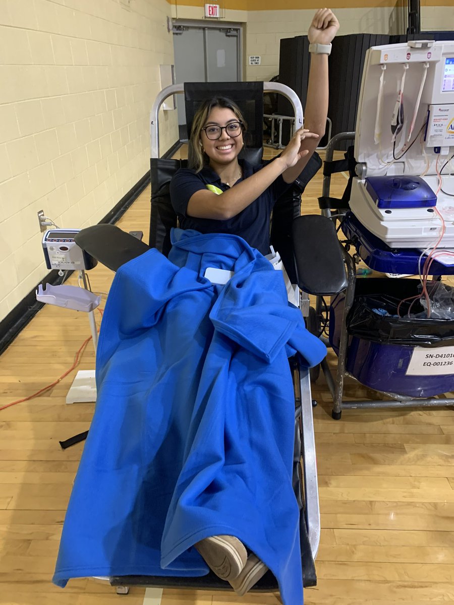 Today, ACC students &amp; staff participated in a fall blood drive.  Thank you to the amazing Versiti staff for helping us make a difference on this last day of World Kindness Week.