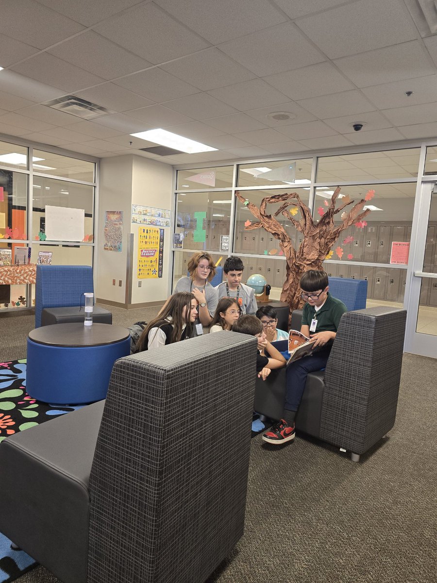 mrspiapulido's tweet image. My precious 6th graders took charge during library time with a student-led read-aloud, and it was pure magic! Their engagement, voices, and enthusiasm brought the story to life. Proud teacher moment! 📚  #StudentLedLearning #ReadingRocks