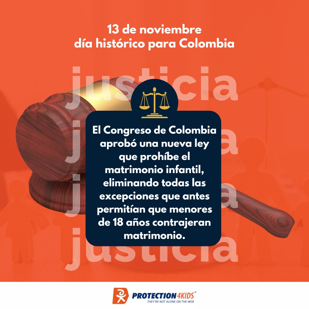 4kidsProtection's tweet photo. Colombia dice NO al matrimonio infantil!🇨🇴
Este es un gran avance hacia la igualdad de género y la erradicación de la explotación infantil.
¡Comparte para que más personas conozcan este cambio importante!🙌
@Juanripalacio

#JuanRicardoPalacio #Protection4kids #SonNinasNoEsposas https://t.co/KAtzlvycgA