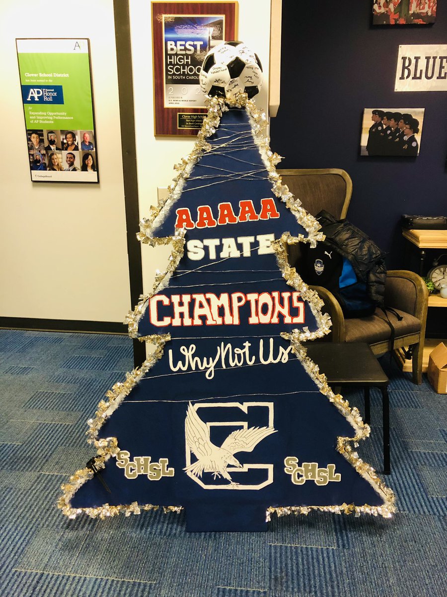 Clover Girls’ Soccer (@cloversoccerg) on Twitter photo The final product for our entry at the Botanical Gardens Adopt a Tree competition! The girls knocked it out of the park! Special thanks to Mr. Williams for some power tools this morning for some finishing touches.🎄<a href="/BlueEagleAD/">BlueEagleAD</a> <a href="/CHS_BlueEagles/">Clover High School</a> <a href="/cloverhighcte/">Center for Career Innovation</a> The final product for our entry at the Botanical Gardens Adopt a Tree competition! The girls knocked it out of the park! Special thanks to Mr. Williams for some power tools this morning for some finishing touches.🎄<a href="/BlueEagleAD/">BlueEagleAD</a> <a href="/CHS_BlueEagles/">Clover High School</a> <a href="/cloverhighcte/">Center for Career Innovation</a>