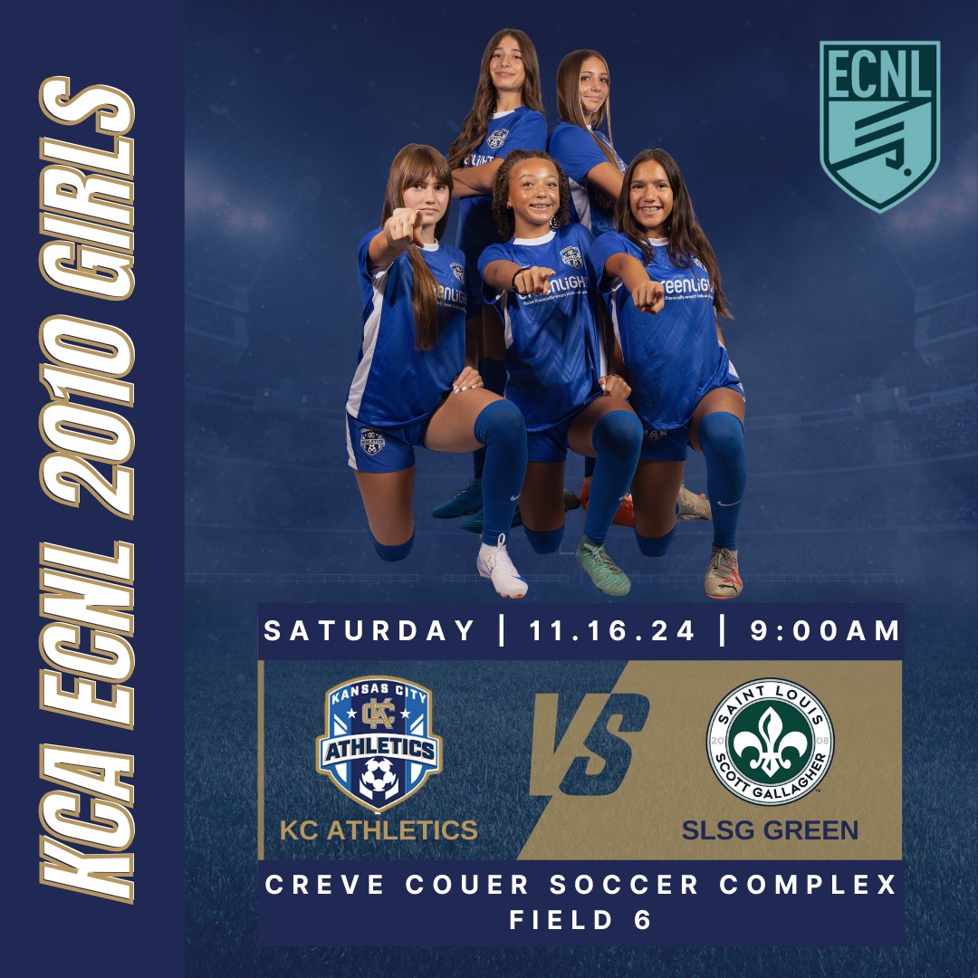 KCAECNLu17g's tweet photo. Back on the road this weekend for an important league matchup!

@AthleticsKC @ECNLgirls 
@MarcusKelcher @ImYouthSoccer 
@ImCollegeSoccer @PrepSoccer https://t.co/t0KYzxH7x7
