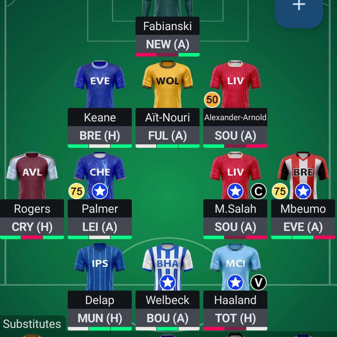 Usman_LaBalibi's tweet photo. "Ini dia lineup tim FPL ku minggu ini! Tim FPL mu gimana? Yuk ikutan #FPLSTADEO untuk menangin 1jt &amp; 5jt! Klik untuk info lebih lanjut" https://t.co/pB9P3ekYAf