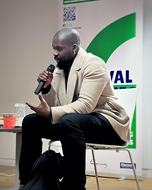 NewhamStories's tweet image. Unpacking what it means to be a Black working class author navigating the publishing world today.

A Friday night of laid back conversation with @courttianewland and @DerekVsOwusu.

@newhamlondon @NewhamLibraries @ace__london @discover_story @newhambookshop