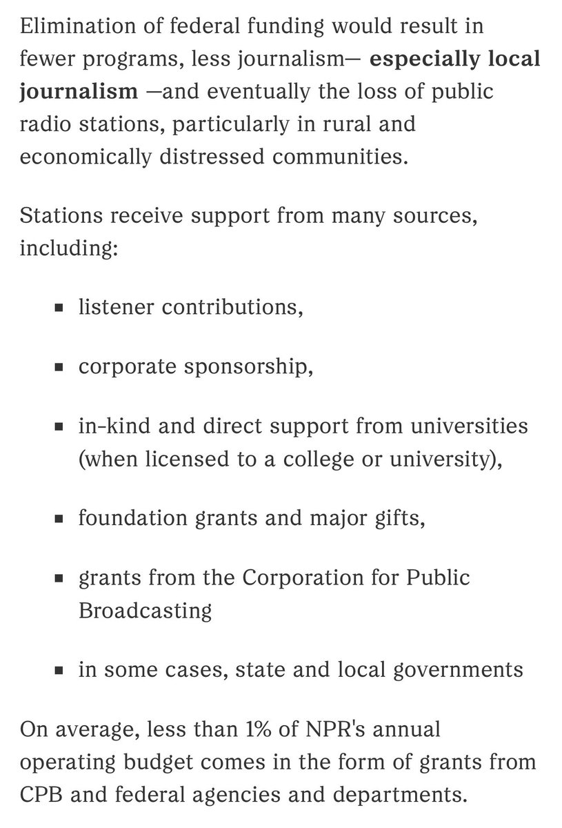 自从美国国家公共电台（NPR）的推特账号被马斯克贴上“政府媒体”标签后，就离开了推特，虽然后来马斯克撤掉了该标签，但NPR没再回推特，目前在蓝天发文。NPR是美国最好的媒体，凭这点大家就该转去蓝天。马斯克扬言川普上台后首先就砍掉给NPR的经费。实际上NPR目前的经费不到1%来自联邦政府的资助。如果