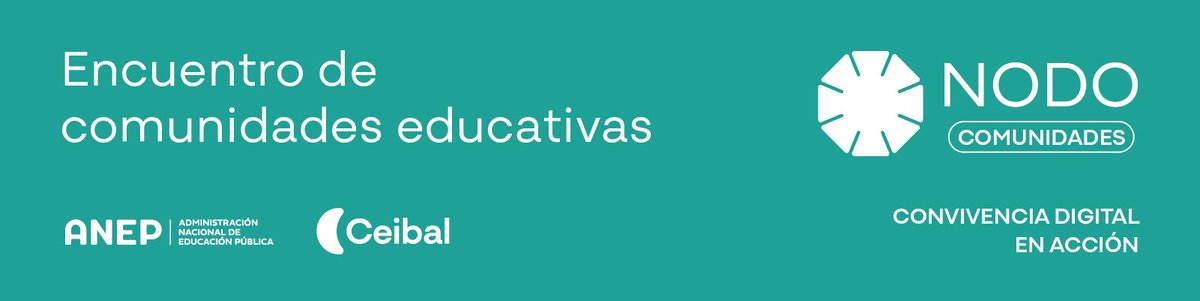 El lunes 18 de 16 a 17.30 hs nos vemos en #NODOComunidades un encuentro donde se presentarán proyectos liderados por estudiantes de <a href="/dges_Uruguay/">Educación Secundaria</a> y <a href="/UTU_Uruguay/">UTU</a> con foco en la promoción de Ciudadanía digital en sus centros.
Al cierre presentarán un "Acuerdo por la Convivencia"