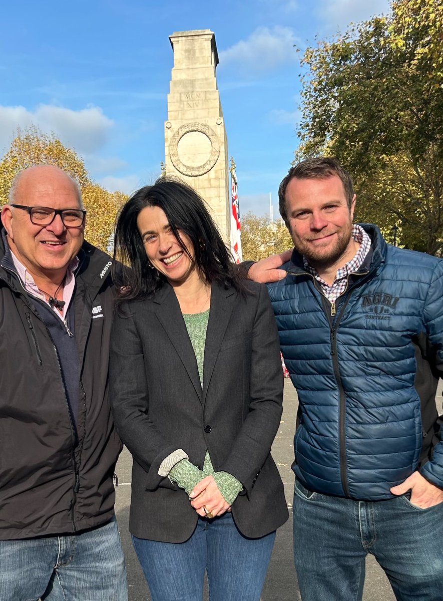 emilysheffield's tweet photo. These are just two of the farmers who have heroically organised next Tuesday’s  march during London - Olly Harrison @agricontract on the right, runs his fourth generation farm in Merseyside with his 76 year old Dad and Martin Williams @loosecollie another organiser and farmer from Herefordshire,  is on the left. Over 12,000 signed up. Rachel Reeves has just changed policy Gordon Brown ironically put in place. Effectively destroying the financial future of small family farms. They contacted me after I argued their cause on @BBCNewsnight If you care about the food on your plate, if you care about family owned farms - please join the march 11.00am Tuesday meeting opposite Downing Street End the #FamilyFarmTax @NFUtweets
