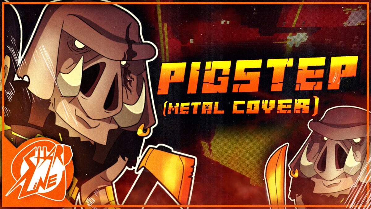 Shard_Line's tweet image. Jump into the firepit of Nether with our newest #Minecraft Metal Cover of @kuraine #Pigstep

🔽Link below!