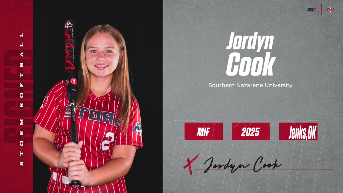 SNUSoftball's tweet image. Welcome Jordyn to the Crimson Storm Family! Jordyn is a great teammate and player! We are excited to see Jordyn in Crimson! #Boltsup