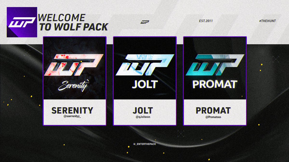 Welcome our newest members to the Pack! 🐺

🐺 <a href="/sserrenityy_/">Serenity ✨</a> 

🐺 <a href="/qJolteon/">Jolt</a>

🐺 <a href="/Promatous/">promatᴸᴷ</a>
