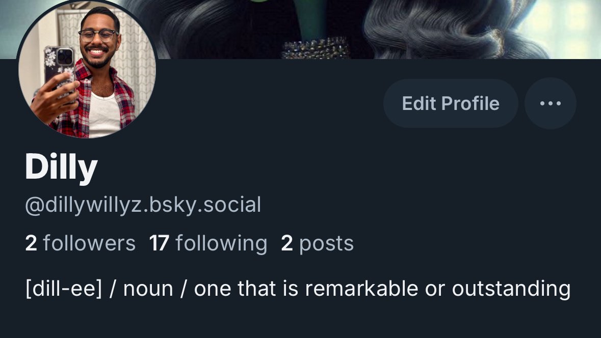 dillywillyz's tweet photo. Branching from one app where i get little engagement to another where I’ll also get little engagement 🤡 https://t.co/T3UXPGONRV