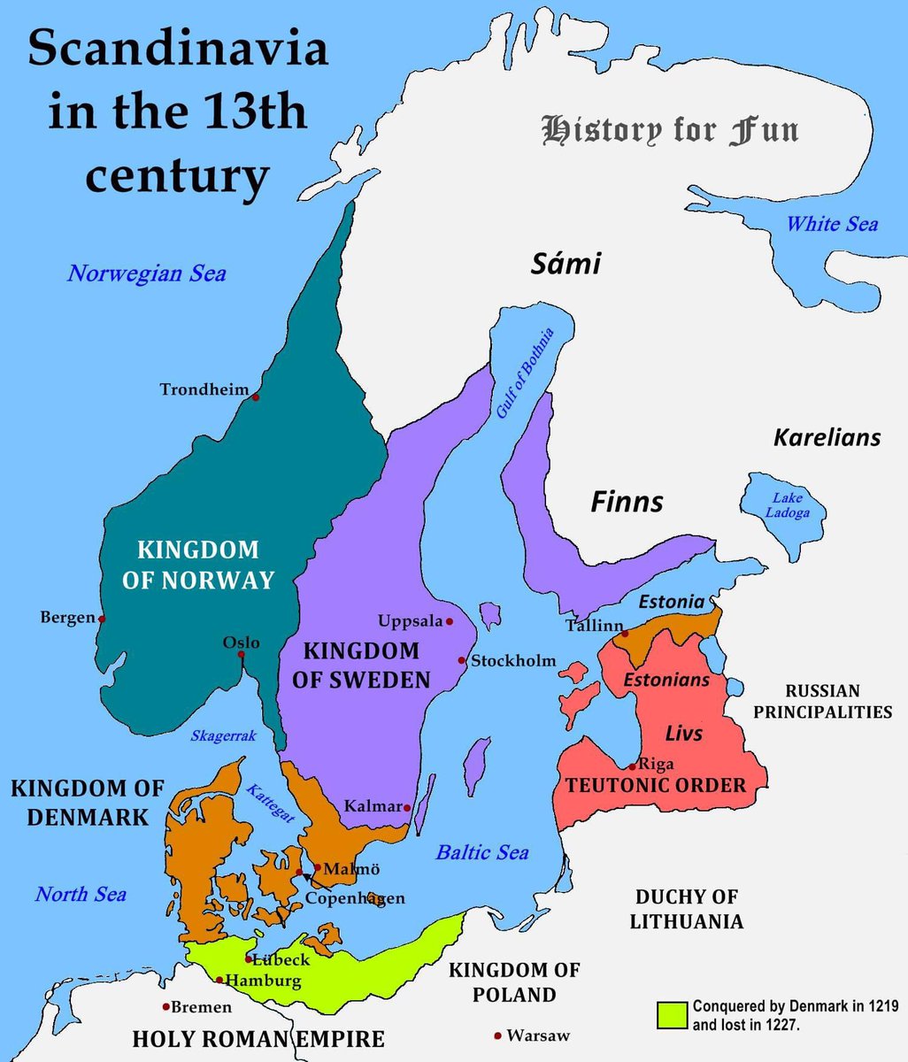 Her kommer an faktisk og etterprøvbar beskrivelse av Skandinavias historie. (Ironi) 

Kilde: Woke Geographical research Institute.