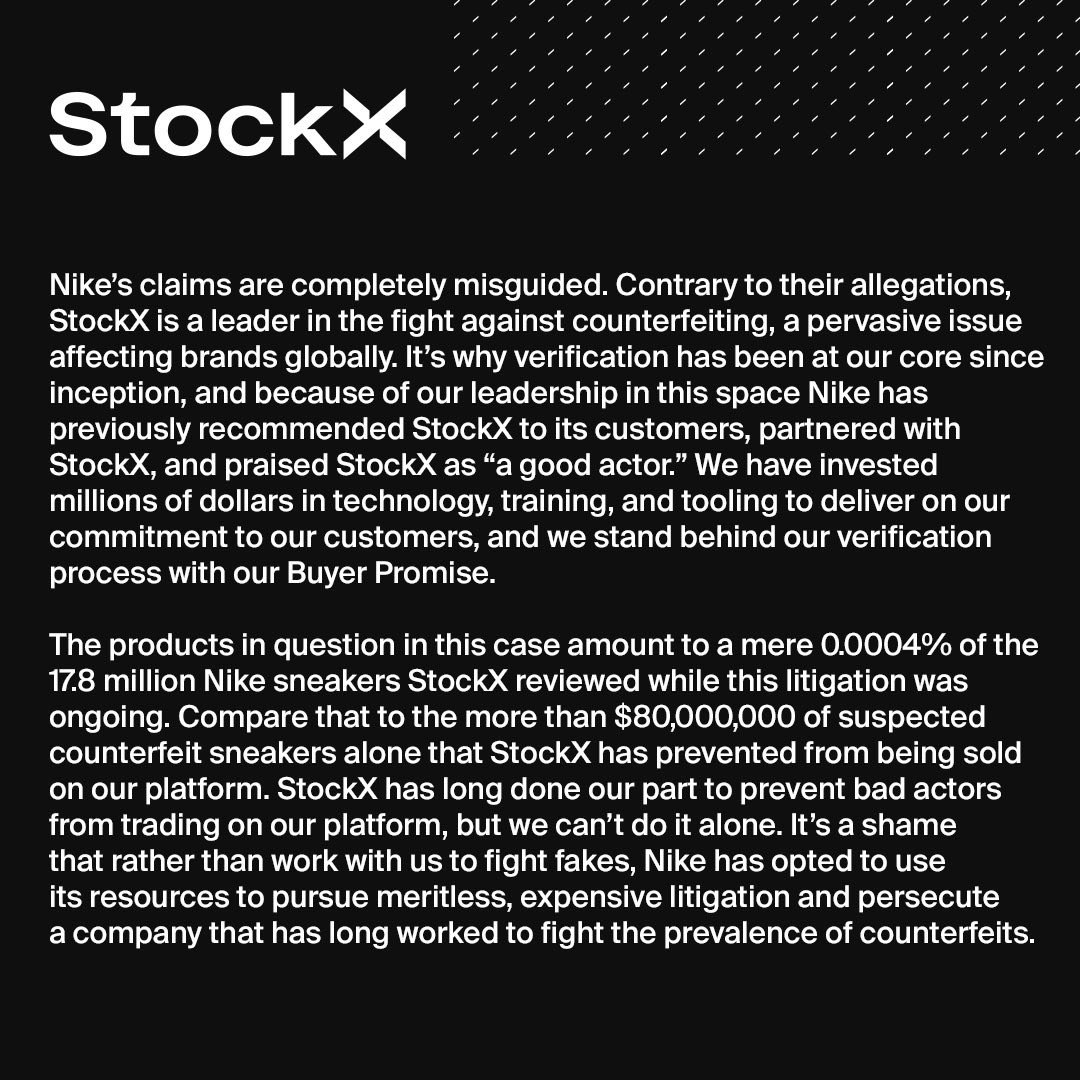 StockX tweet media