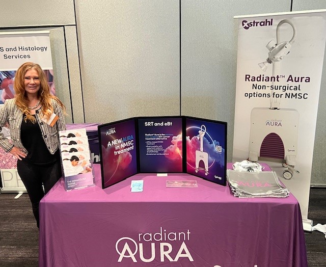 We’re having a great time meeting everyone at #ASMS! There’s still time to come see us at our booth and learn more about Radiant™ Aura, a treatment solution that brings both superficial radiation therapy (SRT) and electronic brachytherapy (eBt therapy) treatments to office-based