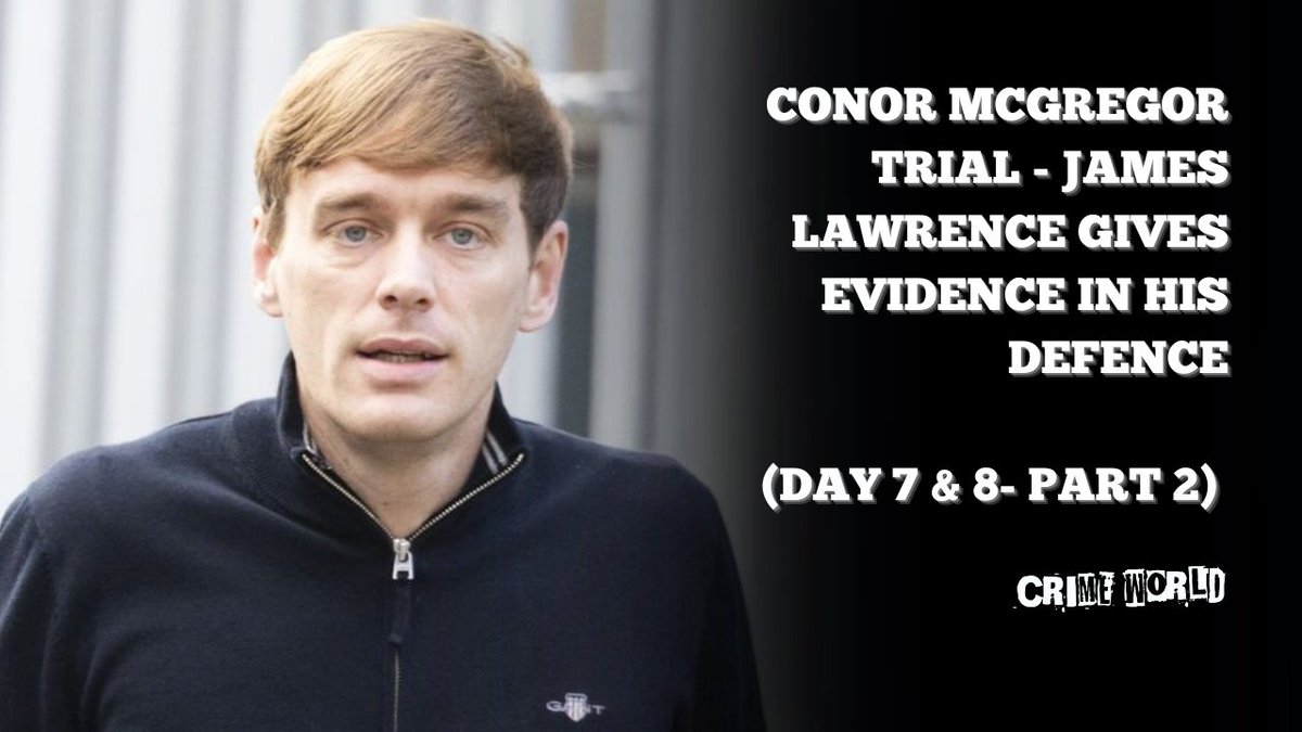McGregor and Lawrence have denied rape and said they had consensual sex with Nikita Hand in the High Court trial, which came to a close on Friday...

🎧linktr.ee/crimeworldpodc…
📺youtu.be/nklWmHn-VGk