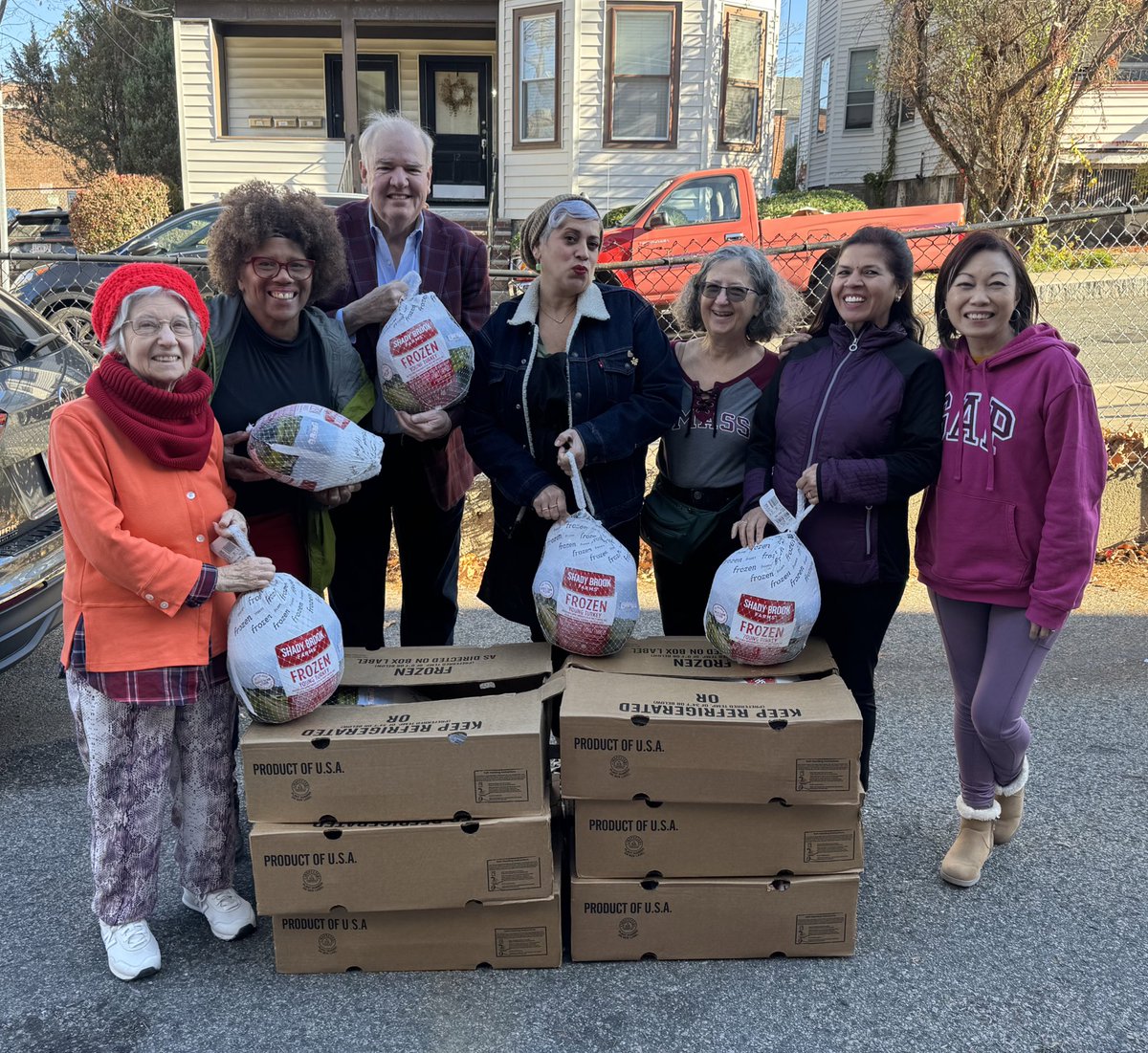 The Allston Brighton Food Pantry has been providing meals to those in need in our neighborhood since 1974.

Thank you Chef Pamela Cannon, Reverend Nikira Hernandez and volunteers for making sure community members facing food insecurity can have a turkey this Thanksgiving.