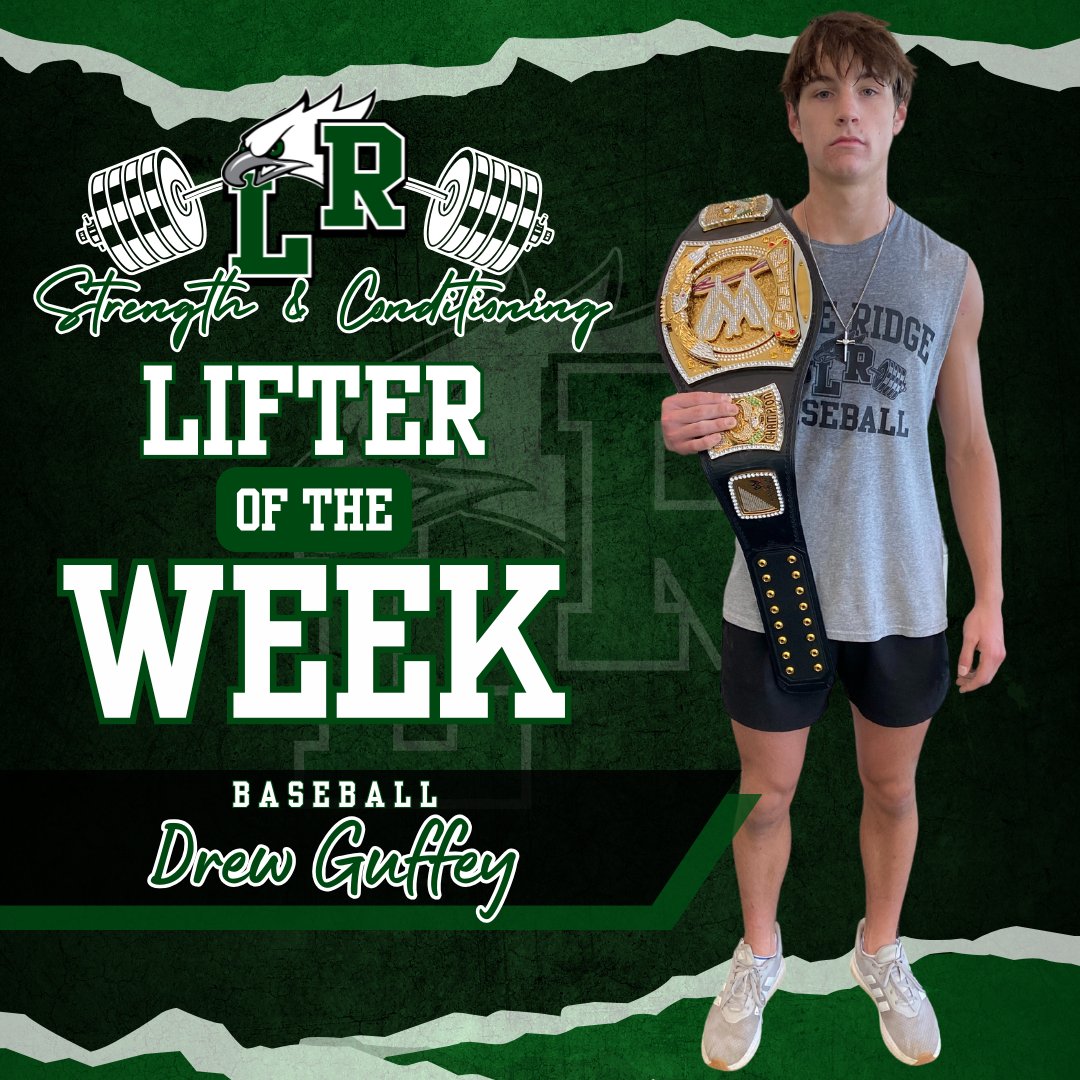 CoachWardell's tweet photo. Lifters of the Week for @LRHSBASEBALL goes to Josh Desse &amp; Drew Guffey!

@MISDathletics @WomackJerod @CoachNic2110 @alltheway30 https://t.co/jTRHmM1cSo