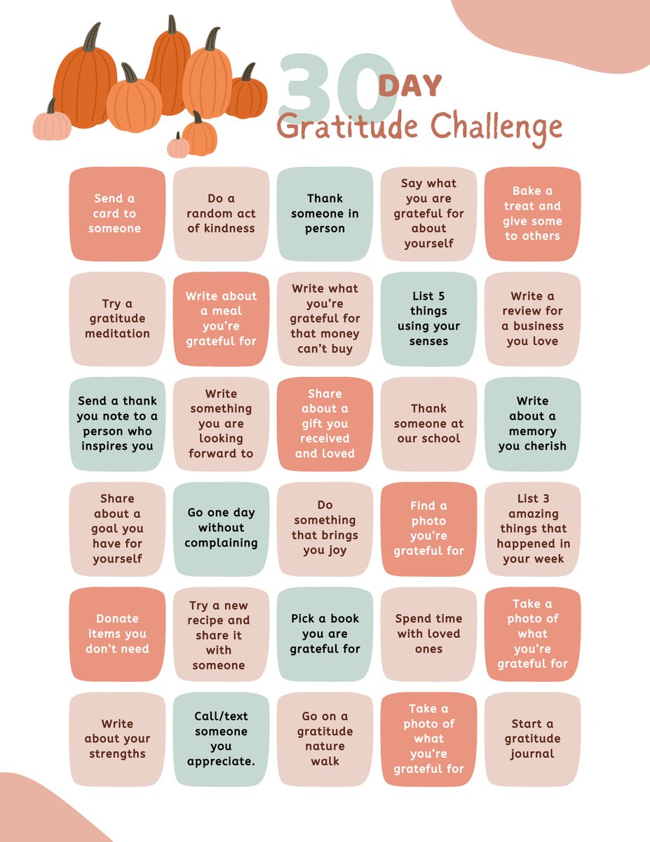 NISD SEB (@nisd_seb) on Twitter photo #FillYourCupFriday
Gratitude has the power to transform your day! We invite you to take part in a 30-Day Gratitude Challenge. Thanks to <a href="/NISDGlass/">Colby Glass ES</a> for the idea!
Start today by choosing your gratitude option. Share what you picked in the comments & let’s inspire each other! ✨ #FillYourCupFriday
Gratitude has the power to transform your day! We invite you to take part in a 30-Day Gratitude Challenge. Thanks to <a href="/NISDGlass/">Colby Glass ES</a> for the idea!
Start today by choosing your gratitude option. Share what you picked in the comments & let’s inspire each other! ✨