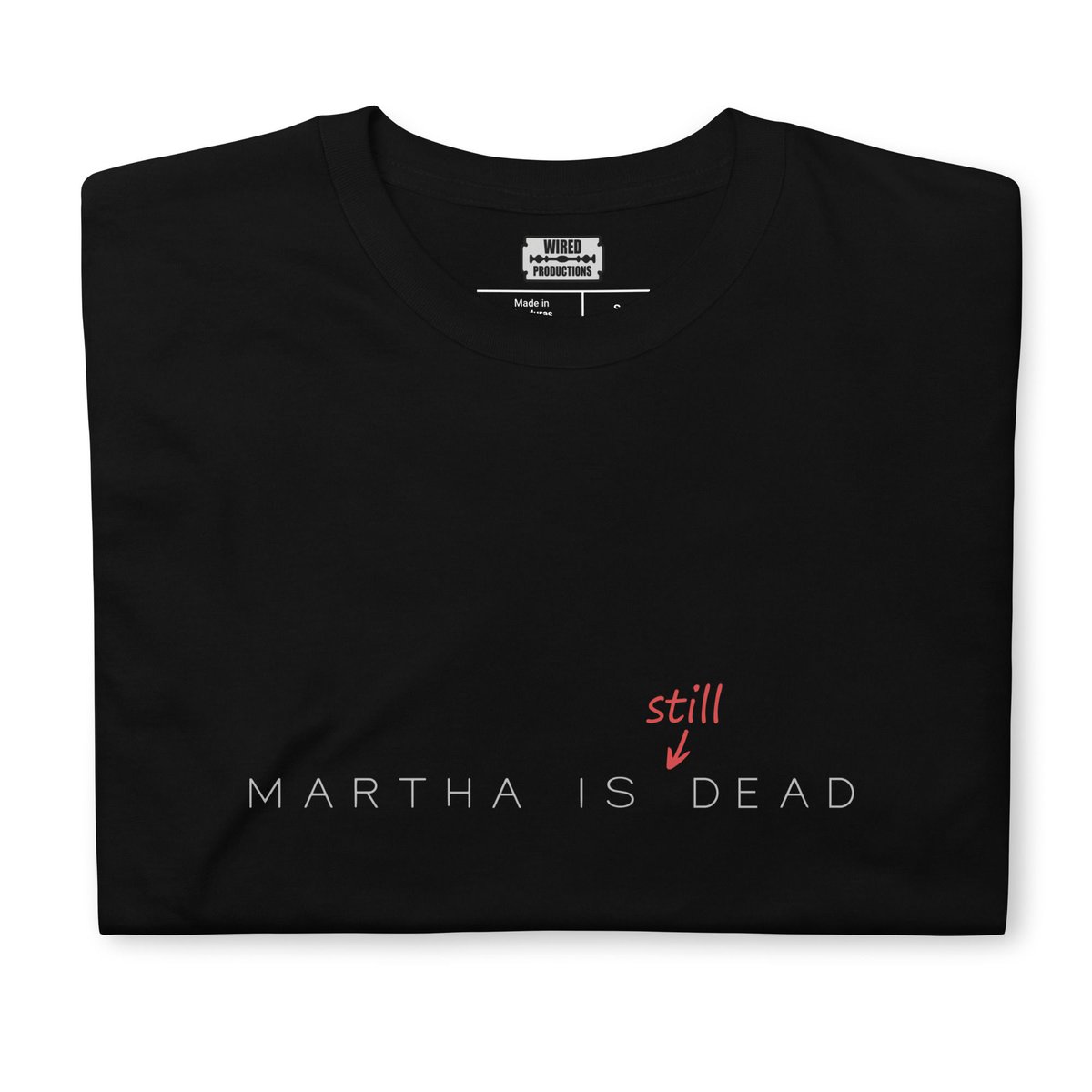 Do not miss this!

The Wired Black Friday sale has started!

There are discounts on Martha is Dead Games, Collector's editions, Record players, Soundtracks and even a tshirt to remind you that Martha is STILL dead!

🛒 : shop.wiredproductions.com

#WiredBlackFriday
