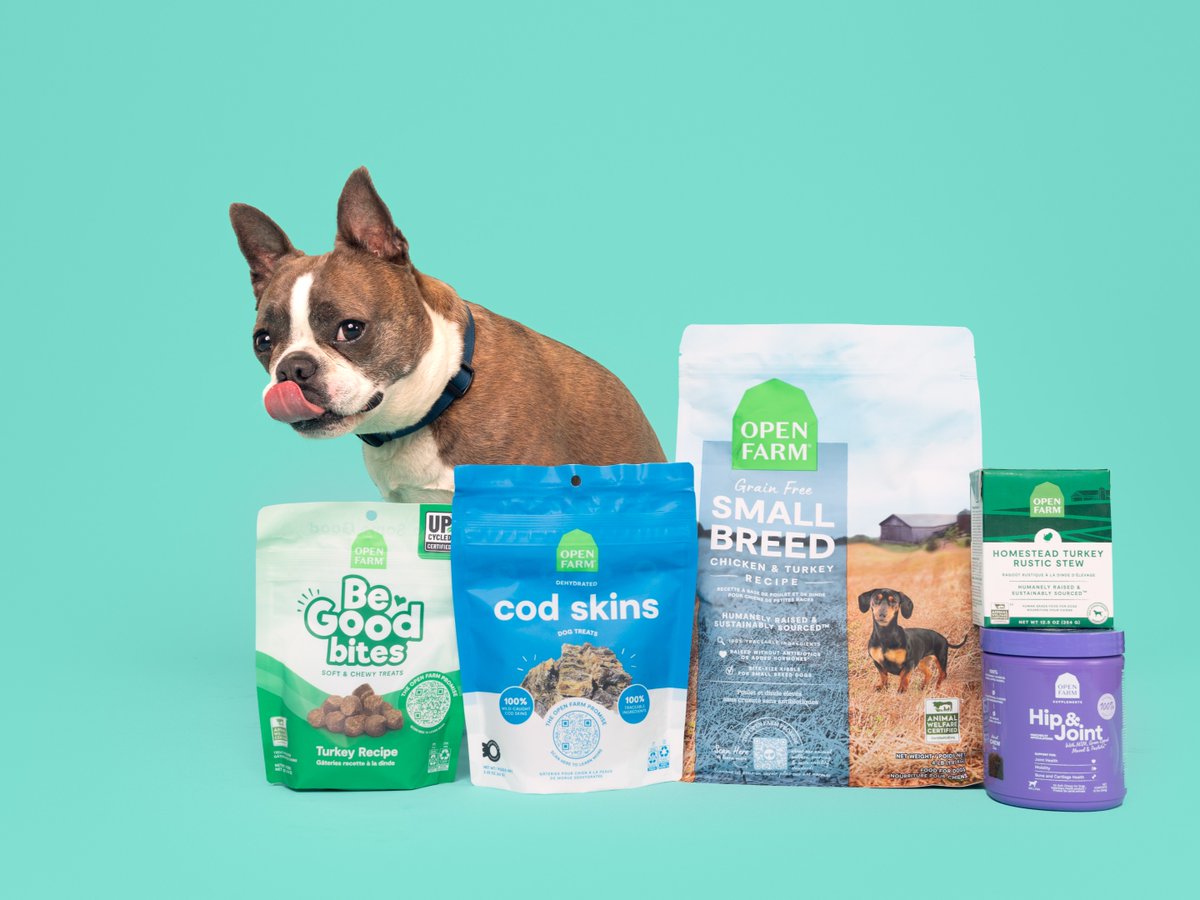 Open Farm is committed to sharing everything you need to know about what's in your pet's bowl which is why you'll will find the geographic origin, ️safety test results, third-party certification details &amp; carbon emissions for each recipe.
Shop Open Farm bit.ly/2QPLLjm
