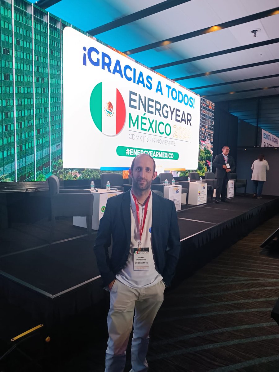 IngematisSL's tweet image. 🌟 #INGEMATIS México presente en Energyear México 2024 🇲🇽  
Nuestro equipo aprovechó esta jornada para realizar networking y fortalecer alianzas en el sector energético.

¡Seguimos avanzando juntos hacia un futuro sostenible! 🌍💡  

#Energyear #Networking #EnergíasRenovables