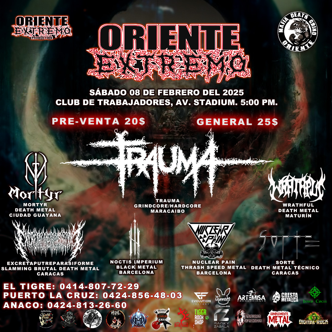Festival Oriente Extremo 2025: El Metal regresa a Puerto La Cruz crestametalica.com/festival-orien… 

#CrestaMetalica #NoticiasCresta #CrestaNoticias #AgendaCresta #Noticias #Entretenimiento #Eventos #Música #Music #PublicidadCresta