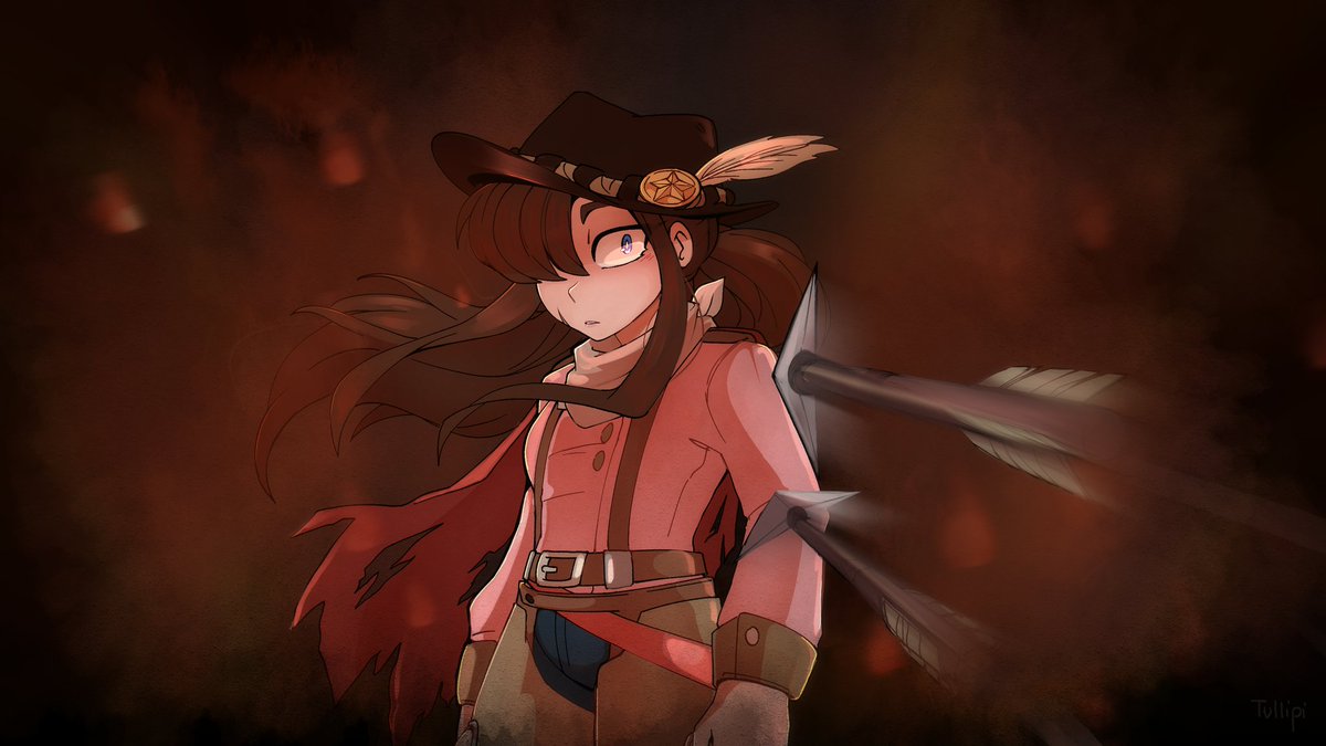 I FREAKING love #MyTimeatSandrock so much!! Cornered Beasts was great!! I love Portia and Sandrock so much!! I'm definitely drawing more for this series. This is my Sandrock Builder Aivline!