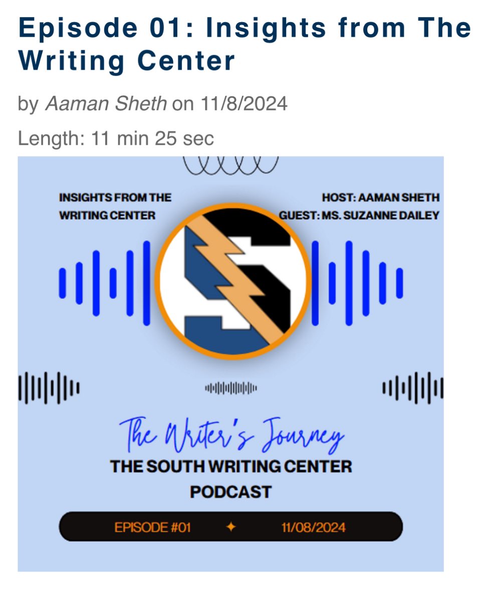 CB South Writing Center tweet media