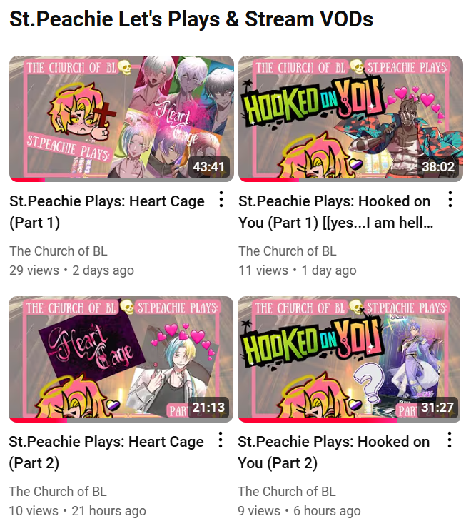 ChurchofBL's tweet photo. I have been working real hard on these ;___; I'm hoping to be some semblance of consistent this year. If you have the time &amp; spoons- go click a thing? More to come~

Link: https://t.co/USqntxqc6A https://t.co/7o884j69U2