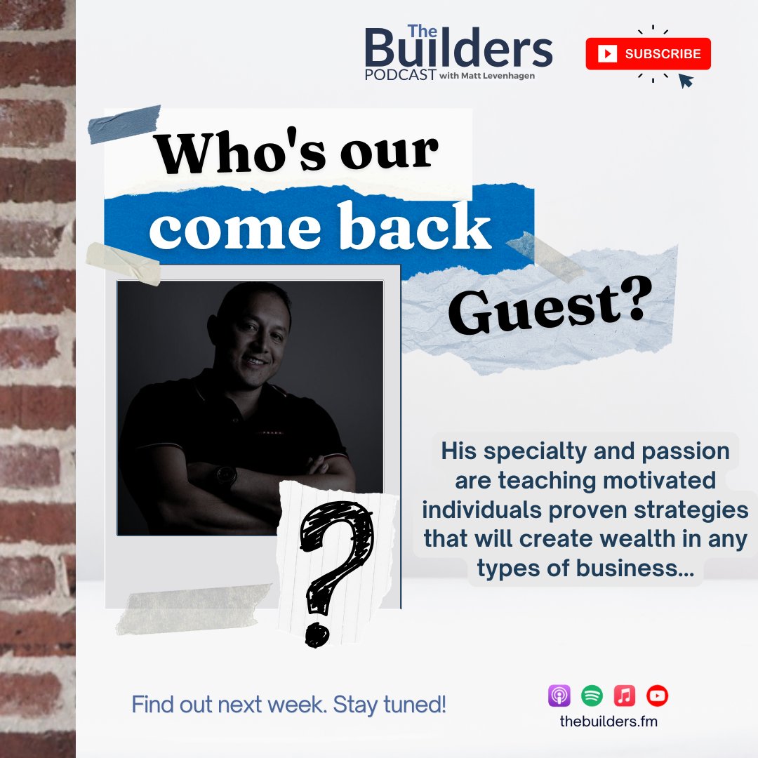 mattlevenhagen's tweet image. He’s back! 🔥

He’ll be sharing practical strategies on how to grow &amp;amp; scale your business even when times are hard. From leveraging #smartinvestments to mastering #systemsandprocesses, his advice is a must-hear for anyone looking to thrive in challenging times. 

Stay tuned! 🎙️