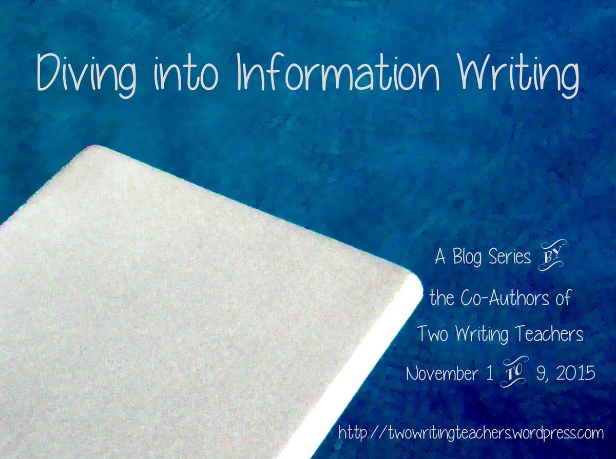 sshubitz's tweet image. The #TWTBlog team shared a series on information writing for teachers and literacy coaches. Each of the eight posts offered practical strategies that are still relevant today. Perfect for educators looking to enhance their instruction.
🔗twowritingteachers.org/2024/11/15/div…