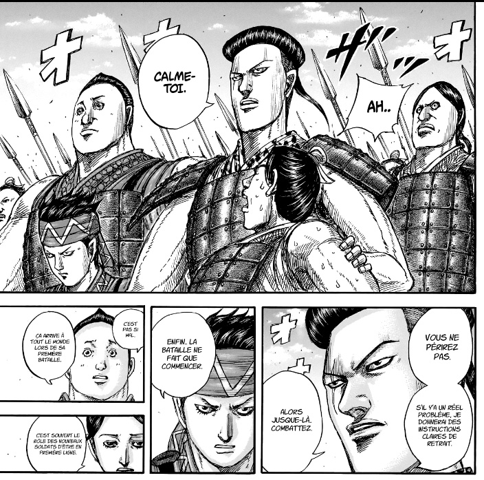 Kankinesque's tweet photo. #KINGDOM817

Lui quand il a rejoint l'unité avec d'autres mecs il se chier tout le temps dessus mdrr c'est incroyable  qu'Hara montre c genre d'évolution de perso qui ont pas des grandes aspirations comme un Shin.

( héritier de la lance de Shousa on rappelle ) https://t.co/n5PSrRzlJG
