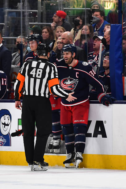 ScoutingTheRefs's tweet photo. Refs for @penguins @BlueJacketsNHL are Beau Halkidis (#48) and Francis Charron (#6). Tonight's officials: https://t.co/JyaFh3YFSW
#PITvsCBJ #LetsGoPens #CBJ https://t.co/CzDbPxhoQf