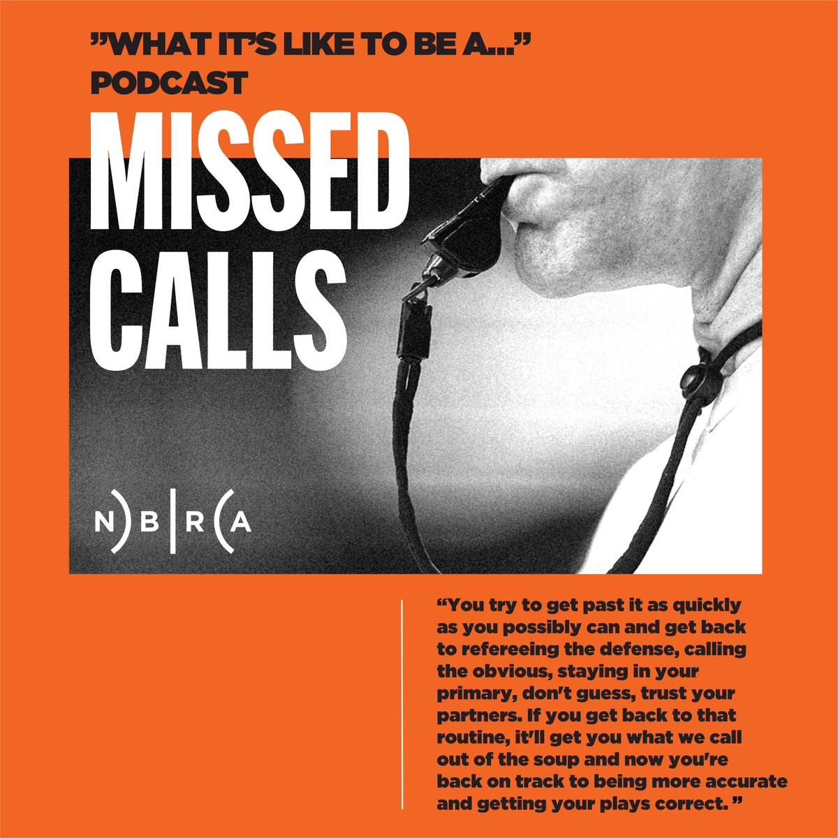 OfficialNBARefs's tweet photo. NBA Referee Billy Kennedy was a guest on the “What it’s like to be a…” Podcast to share what it’s like to be an NBA Referee.

Billy discusses how he became a referee at 12 years old, referee decision making, handling missed calls and more. 

🎙️Listen to the full episode: https://t.co/vlxWvX9inL