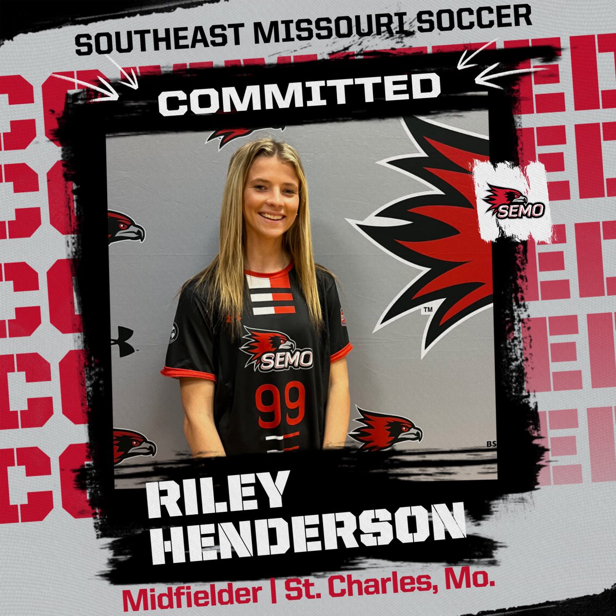 🔥Welcome to SEMO🔥

Riley Henderson is staying in the Show Me State‼️
The Midfielder from St. Charles will call Cape Girardeau her new home😀

#FeelinRowdy