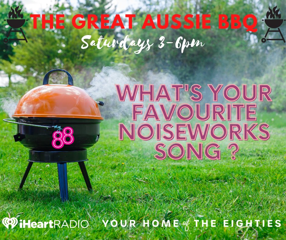 My88_FM's tweet photo. Time for our #GreatAussieBBQ, playing all Down Under tunes until 6pm. We're kicking it off with some #Noiseworks - what's your favourite song from this great band?
Stream: https://t.co/bqfAV4rzCD https://t.co/wyqstfRKR5