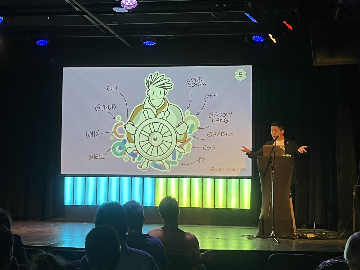 elixircastsio's tweet image. Fantastic talk by @carlogilmar 🎨

#myelixirstatus #codeBEAM