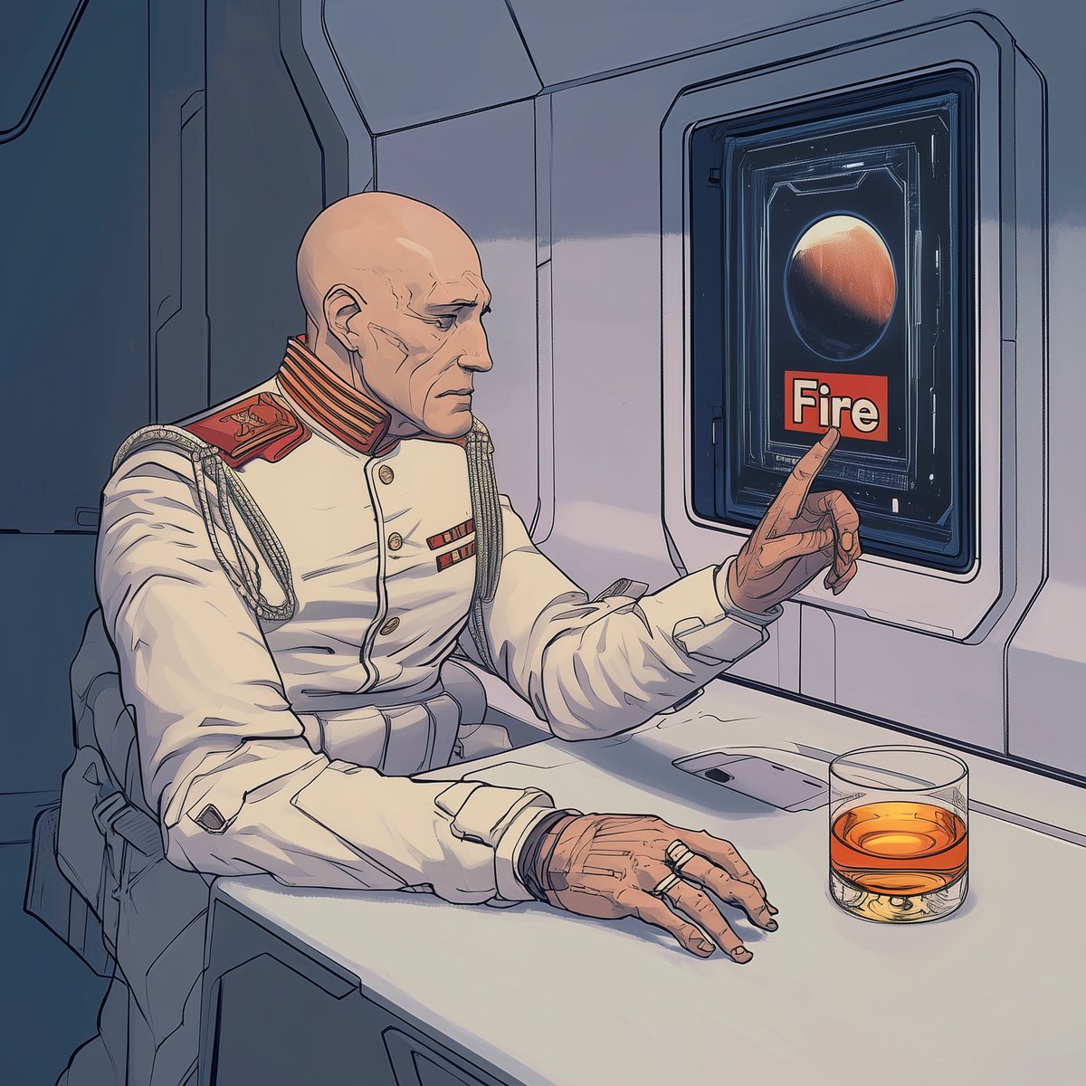 TechDreamscapes's tweet image. Chapter Visions- The Choice: Them or Us — I Choose Us
.
Inspired by "Planetside" by Michael Mammay
.
Have you read the Planetside series, and could you make the tough call?
.
#Planetside #MichaelMammay  #BookArt #SciFiArt # #AIArt #MidJourney #AIArtCommunity #KaiberAI