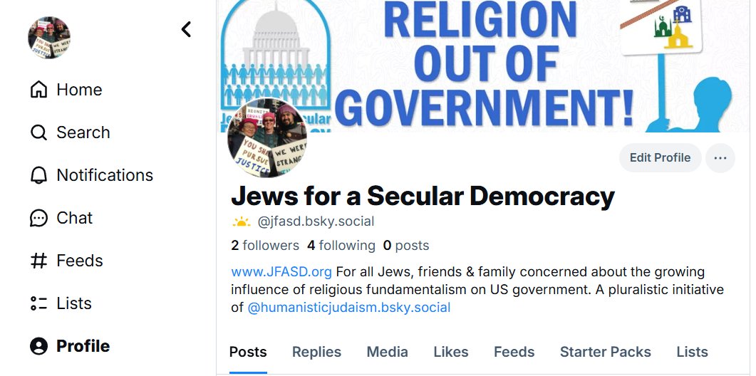 Jews for a Secular Democracy (Now On BlueSky) tweet media