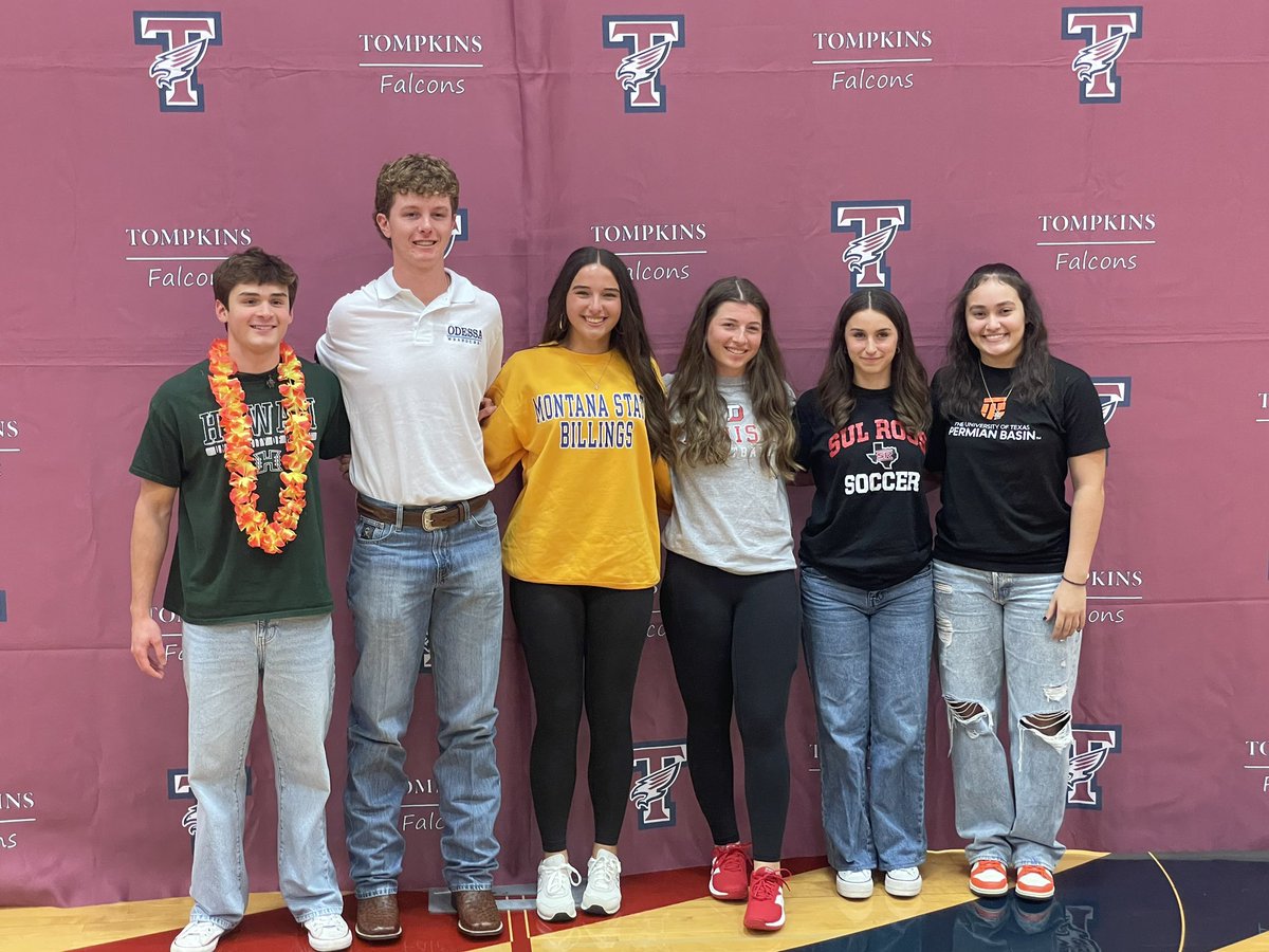 Congratulations to these outstanding student-athletes on their commitment to play at the next level!

Tristan Rodriguez (Diving) 
University of Hawaii

Chase Simon (Baseball) 
Odessa College

Cami Hearn (Softball)
Montana State University Billings

Leah Gershman (Softball)