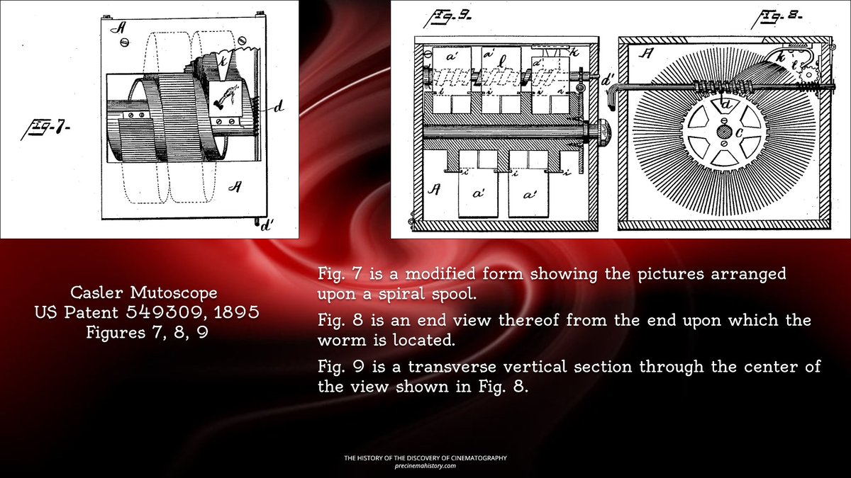 RealPreCinema's tweet photo. In his own words, Casler describes the nine working figures in his patent;
“It is constructed as follows, reference being had to the accompanying drawings, in which…” https://t.co/Llovj9C2aN