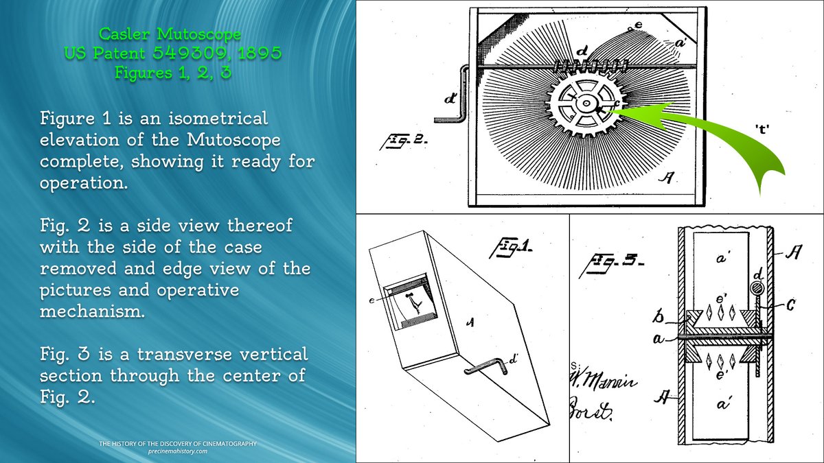 RealPreCinema's tweet photo. In his own words, Casler describes the nine working figures in his patent;
“It is constructed as follows, reference being had to the accompanying drawings, in which…” https://t.co/Llovj9C2aN