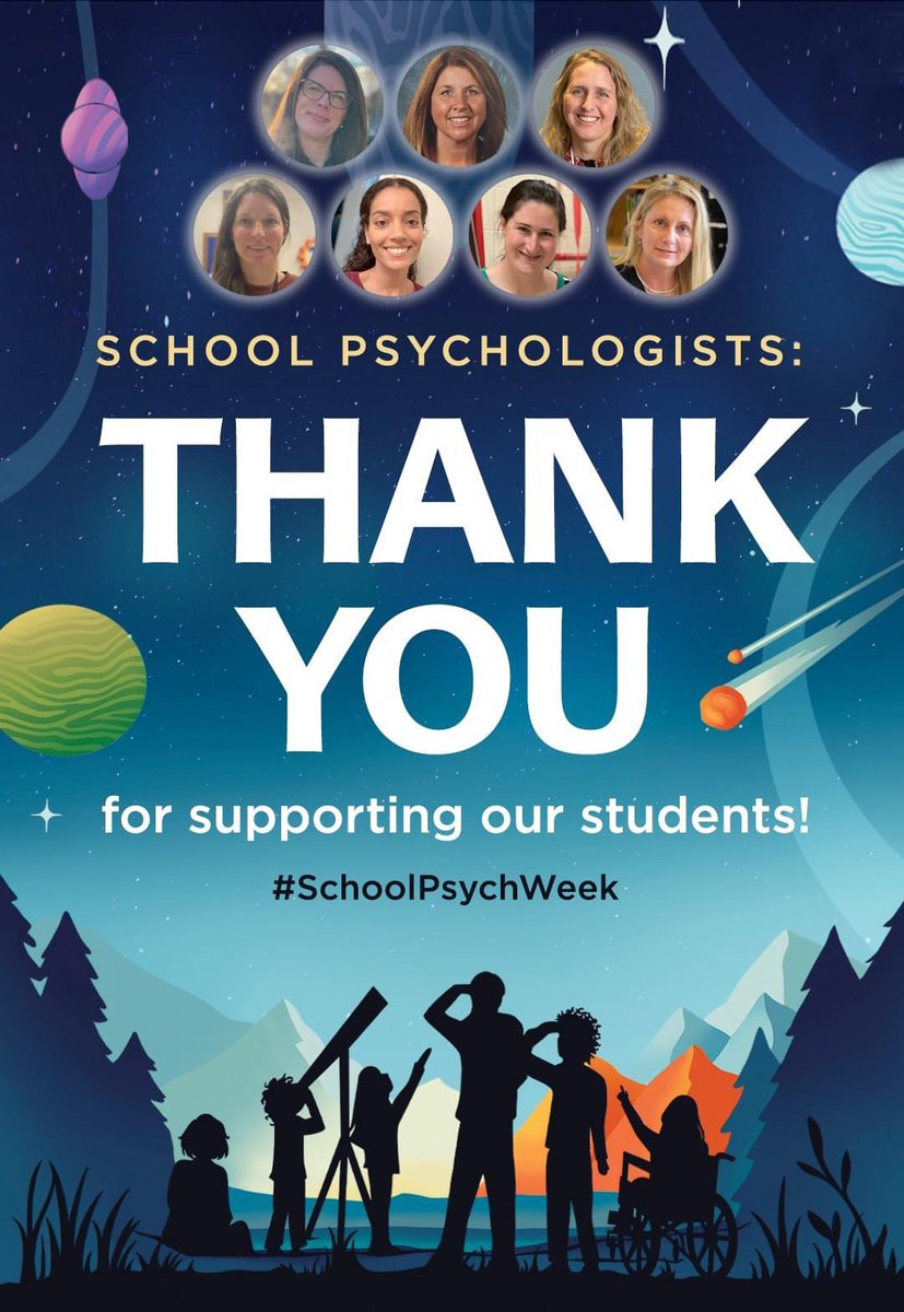 GlensFallsCSD's tweet photo. Heartfelt thanks to Michelle Aleva, Elizabeth Bell, Sabrina Columbus, Heather Heinz, Julie Miller, Paula Rehm, and Allison Wolfstich! We honor and thank our team of professional school psychologists for ALL the ways they help our students live life to the fullest. ❤️🖤 https://t.co/WUJaMWFLLE