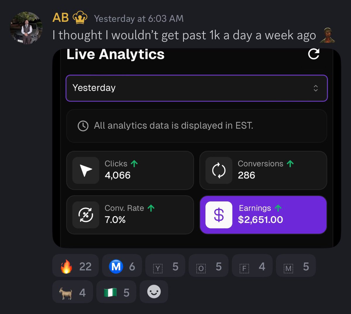 ceoaffwhale's tweet photo. AB is insane

AB is a 16 yr old

he just printed a monthly salary in 1 day

comment "AB" and i'll send you a guide on how he did it https://t.co/nVqpEYZijF