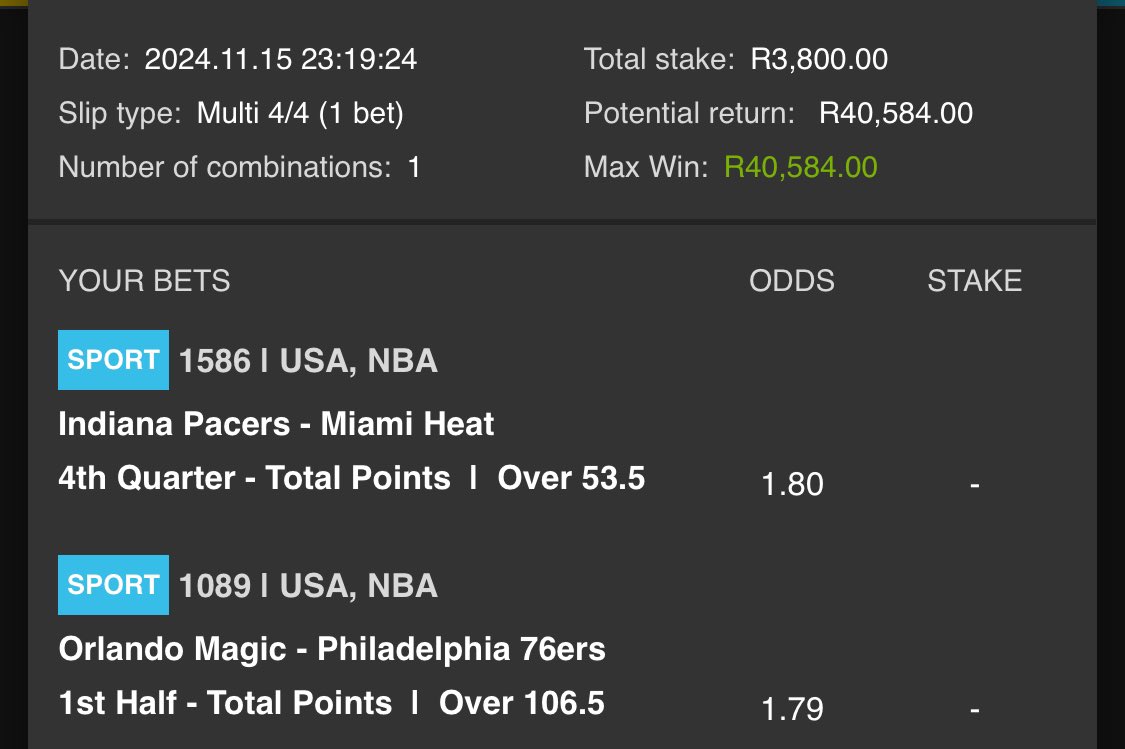 PovertykillerB's tweet photo. Want a voucher fast?
Quickly like and retweet this tweet then bet⤵️

Ticket 2
10 odds will win 40k boom 💥 🤯 

I placed it, place it too here⬇️
https://t.co/gDtF7zlxQh

Or use code⬇️
988393

Use Promo Code PK50 to sign up on @Easybet_SA you will receive welcome bonus of R50 here⬇️
https://t.co/Lum4IFDd7K

18+ T&Cs Apply
