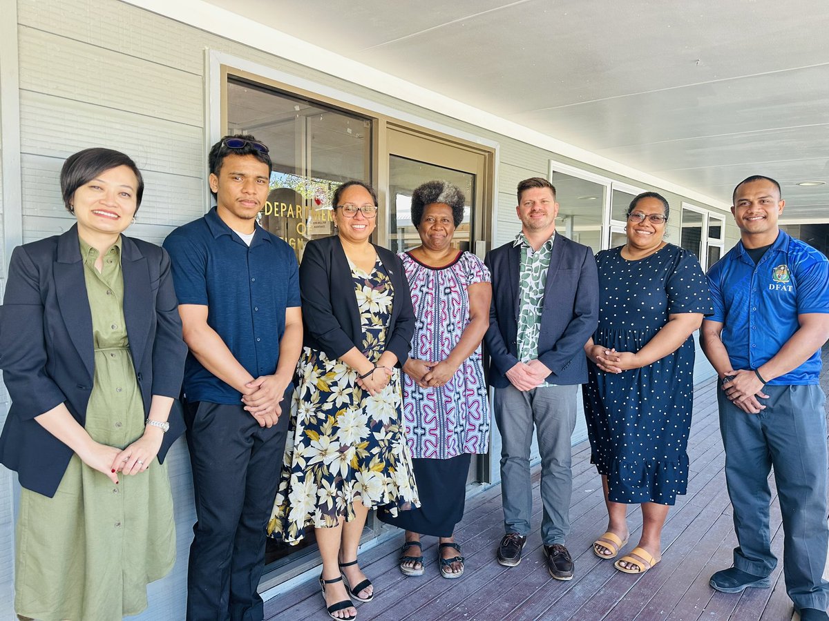 Courtesy call by a team from SPC with the Acting Secretary for Foreign Affairs and Trade and Pacific Affairs desk team.

The team are here to conduct consultations with the Disaster and Emergency Management response stakeholders