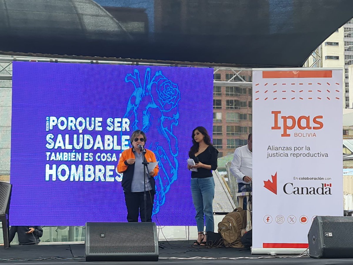 #IpasEnAcción | Ipas Bolivia en alianza con la Embajada de #Canadá, Educo Bolivia y la cadena televisiva Red Bolivisión por medio de “Abre los ojos”, llevan a cabo, este 15 de noviembre, la Feria de masculidades "Mas hombres sanos menos violencia".