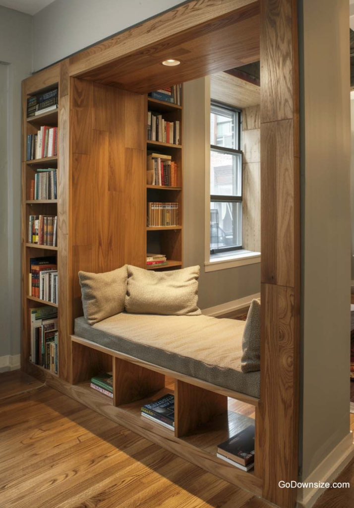 Monica_Wilcox's tweet photo. #Bookshelves as a room divider should be a regular feature. 

#design #bookworm #booktwt #WritingCommmunity https://t.co/jO9jAhl3Mq