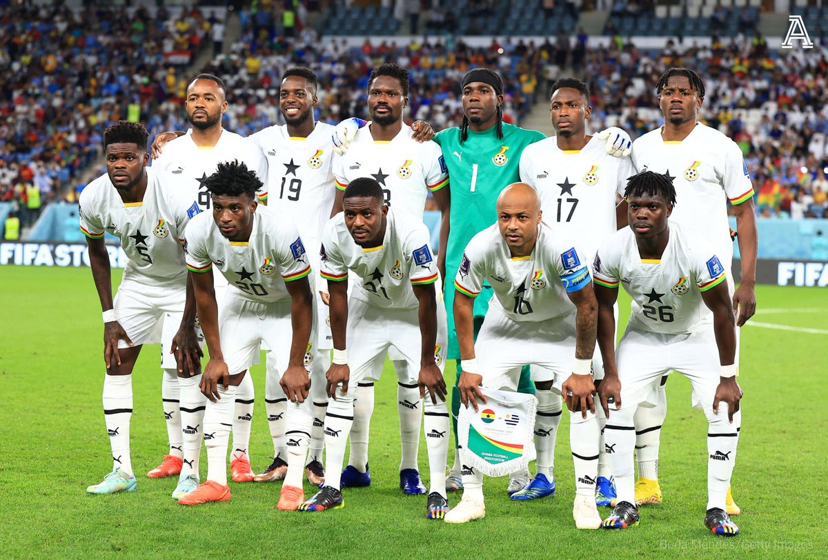 TheAthleticFC's tweet photo. Ghana have failed to qualify for the 2025 Africa Cup of Nations.

Otto Addo’s team were held to a 1-1 draw by Group F leaders Angola on Friday, which ensures Ghana cannot qualify for the finals despite one full round of qualification matches remaining. https://t.co/EE5TwzGcfr